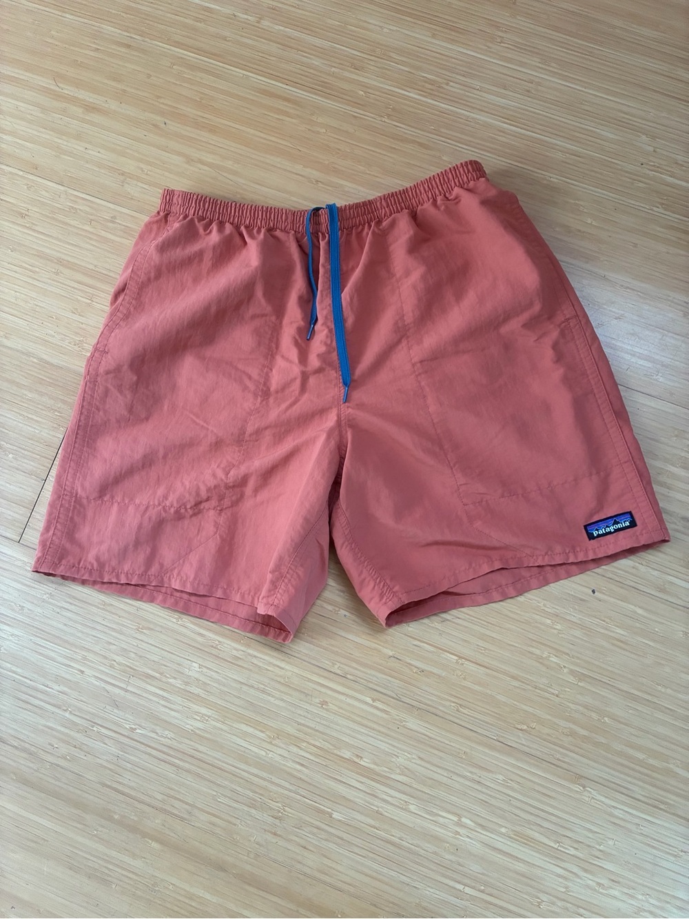 Patagonia Men’s Orange Swim Board Shorts with Pockets